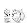 Серьги-кольца из белого золота Francelli (арт. 1091862/15б) – изображение 1