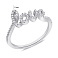 Серебряное кольцо с фианитами (арт. 7501/6206) – изображение 2