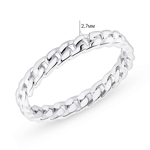 Кольцо из серебра (арт. 7501/5409/1) – изображение 2