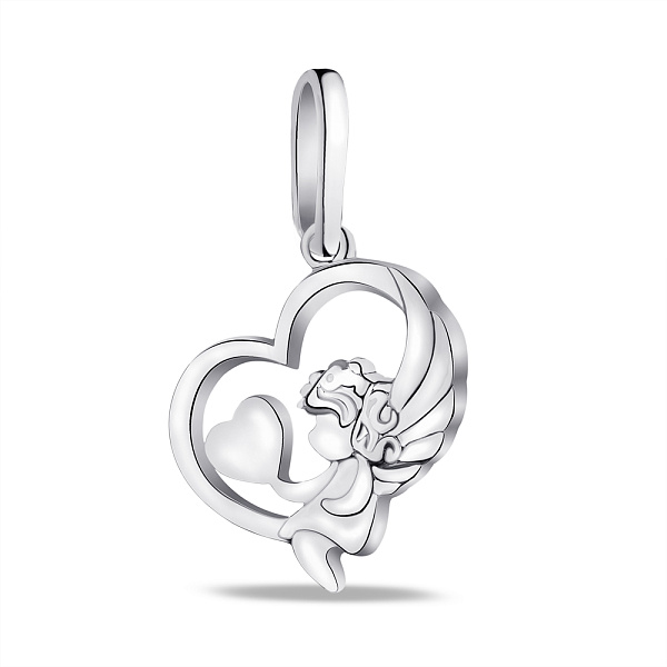 Серебряный кулон Сердце (арт. 7503/39214р) – изображение 1