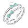 Серебряное кольцо Бантики с фианитами (арт. 7501/7004ез) – изображение 4