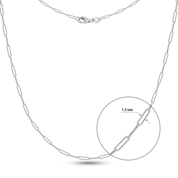 Колье Francelli из белого золота (арт. 352535б) – изображение 5