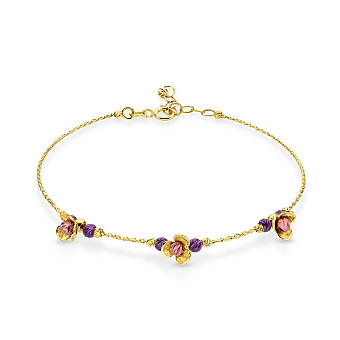 Фото Золотой браслет Orbit (арт. 326717жфр)