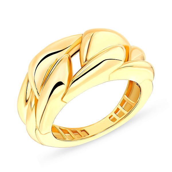 Массивное кольцо Francelli из желтого золота (арт. е155419ж) – изображение 1