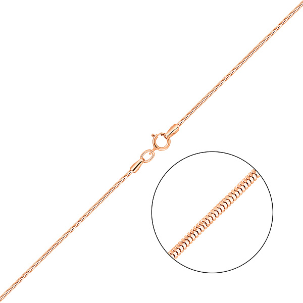 Золотая цепочка плетения Снейк (арт. 304203) – изображение 1