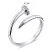 Серебряное кольцо Гвоздь с фианитами (арт. 7501/А384кю) – изображение 2