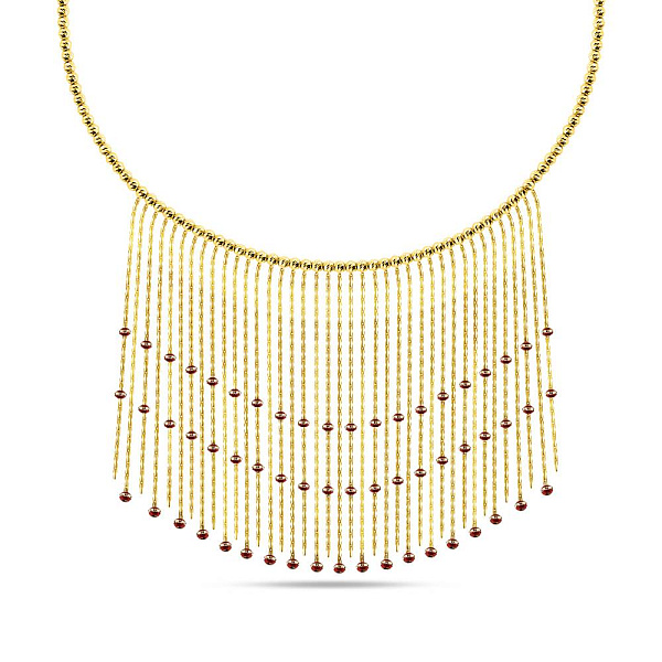 Золотое колье Francelli с подвесками (арт. 352359жк) – изображение 1