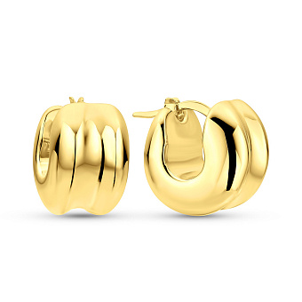 Фото Золотые серьги Francelli в желтом цвете металла (арт. 109766/15ж)