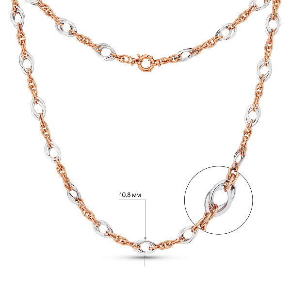 Золотое колье (арт. 350927кб) – изображение 2