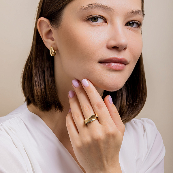 Сережки з жовтого золота (арт. 108643жм) – зображення 3