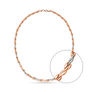 Золоте кольє з родіюванням (арт. 370064р)