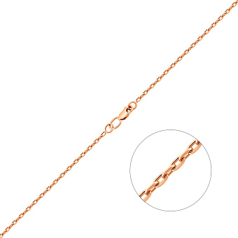 Фото Золотая цепочка Якорного плетения (арт. 306202)