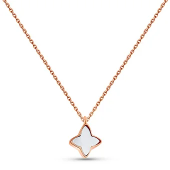 Золоте кольє з перламутром (арт. 352599п)