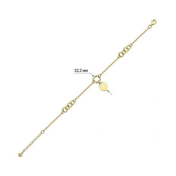 Браслет из желтого золота (арт. 326356ж) – изображение 2