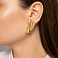 Серьги Francelli из желтого золота (арт. 1091850жм) – изображение 3
