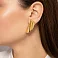 Сережки Francelli з жовтого золота (арт. 1091850жм) – зображення 3