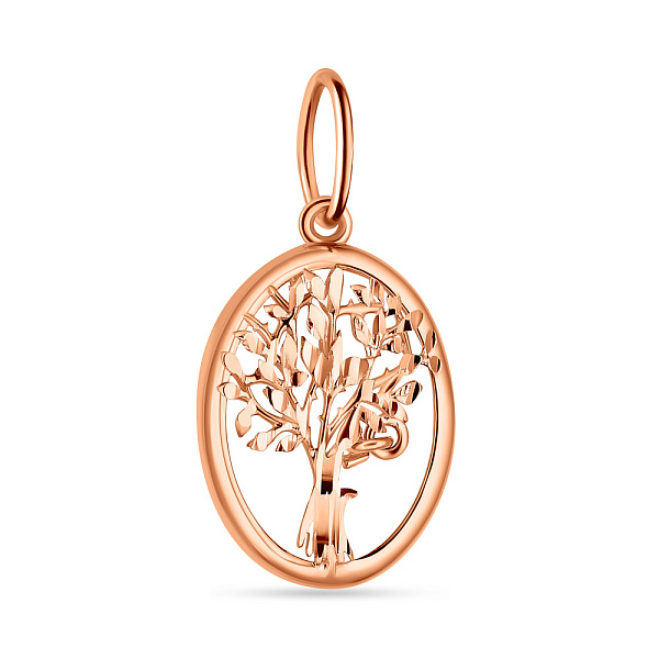 Золотой подвес-оберег Дерево жизни (арт. 424496) – изображение 1