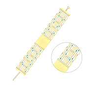 Браслет Francelli з жовтого золота з емаллю (арт. 3261052жег)