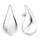 Серьги-пусеты Капля из белого золота (арт. 1091497/3б) – изображение 1