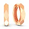 Серьги-кольца из красного золота  (арт. 110708) – изображение 1
