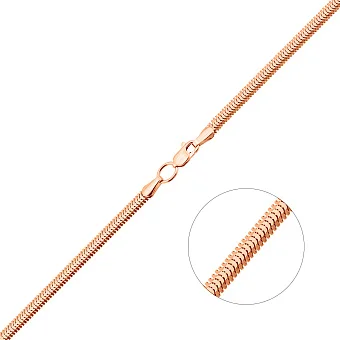 Золотий ланцюжок в плетінні Снейк плоский (арт. 304209п)