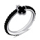 Серебряное кольцо с подвеской (арт. 7501/2140/5о) – изображение 1
