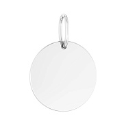 Фото Подвес Монета из белого золота (арт. 440688б)