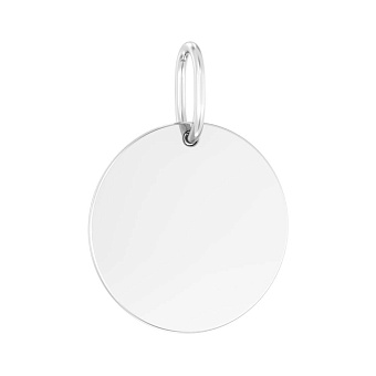 Подвес Монета из белого золота (арт. 440688б)