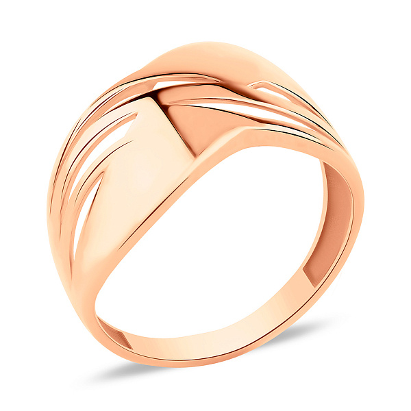 Золота каблучка без каменів (арт. 155853) – зображення 1