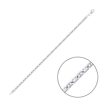 Срібний ланцюговий браслет (арт. 0314406)