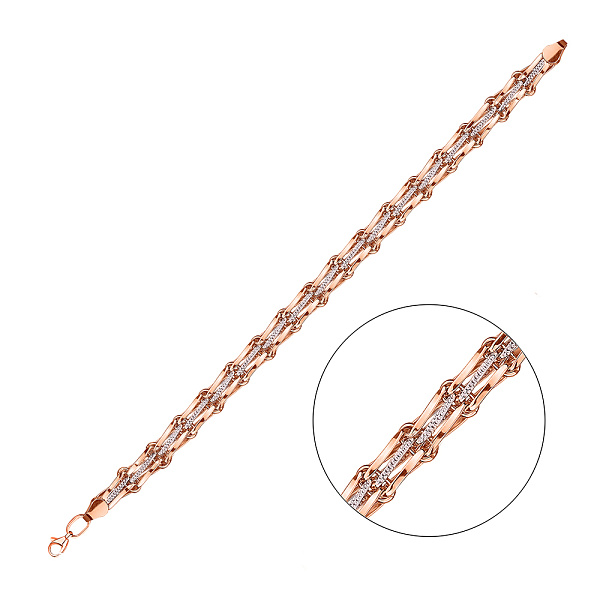 Браслет из красного золота (арт. 323140кб) – изображение 1