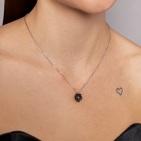 Колье Francelli из белого золота (арт. 352695бкр) – изображение 3