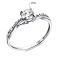 Серебряное кольцо с фианитами (арт. 7501/1553К) – изображение 2