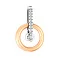 Золотая подвеска с фианитами (арт. 440522) – изображение 1
