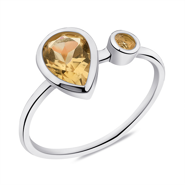 Срібна каблучка з альпінітами (арт. 7501/6390аж) – зображення 1