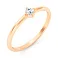 Золота каблучка з фіанітом (арт. 1401075) – зображення 1