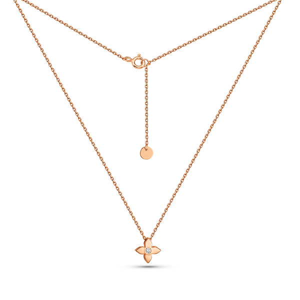 Золоте кольє з фіанітом (арт. 360351) – зображення 1