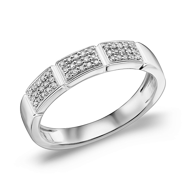 Золота каблучка з діамантами (арт. К341489010б) – зображення 1