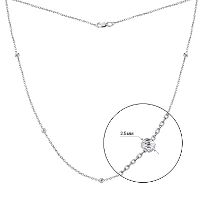 Срібний ланцюжок плетіння Якірне фантазійне (арт. 7508/3-0305.40.3)