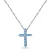 Колье серебряное Крестик с фианитами (арт. 7507/1477аг) – изображение 1