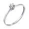 Серебряное кольцо с фианитом (арт. 7501/1483К) – изображение 1
