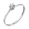 Серебряное кольцо с фианитом (арт. 7501/1483К) – изображение 1