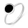 Серебряное кольцо с ониксом (арт. 7501/637окп) – изображение 1