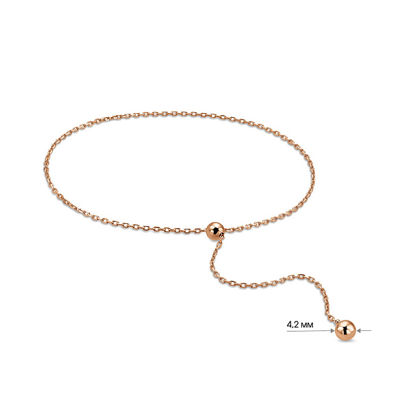 Браслет Fly из красного золота (арт. 326210) – изображение 6