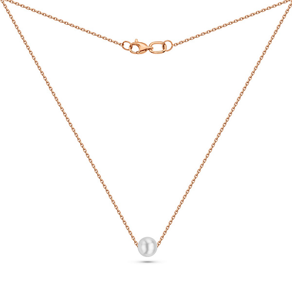 Золотое колье с жемчугом (арт. 7102444101) – изображение 2