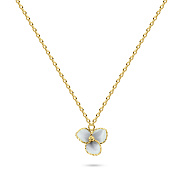 Колье Francelli из желтого золота с керамикой (арт. 352368жкмср)