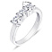 Серебряное кольцо с фианитами (арт. 7501/4161) – изображение 2