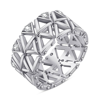 Серебряное кольцо с фианитами (арт. 7501/6456)