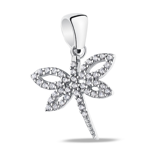 Серебряная подвеска Стрекоза (арт. 7503/3878) – изображение 1