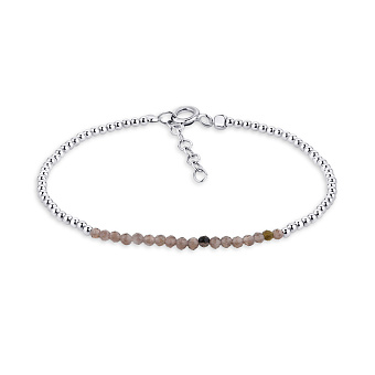 Фото Браслет срібний з альпінітами (арт. 7509/4220аср)